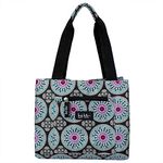 Nicole Miller of New York Insulated Lunch Cooler 11 Lunch Tote (Kaleidoscope Black)