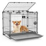 FLARUZIY Dog Crate for Medium Dogs,