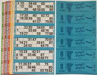 6000 8 PAGE GAMES JUMBO BINGO TICKETS 6 TO VIEW JUMBO BINGO BOOKS