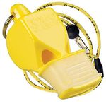 Fox 40 Classic CMG Pealess Whistle with Lanyard - Yellow