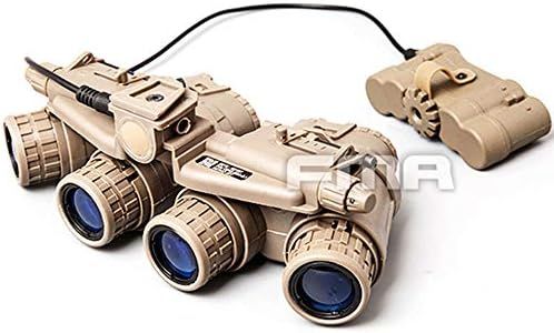 FMA Airsoft Hunting Tactical No Function GPNVG 18 Night Vision Goggles Dummy Binoculars NVG Model Helmet Accessories for Show Night Vision Goggles Helmet Airsoft Cosplay (DE)