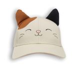 Bioworld Squishmallows Cat Cap with Ears, Adjustable Strap, Beige