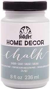 Plaid: Craft Home Decor FolkArt Tiza Pintura 8oz-Sage, Otros, Multicolor