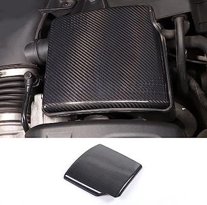 Air Filter Housing Top Cover for Corvette C6 Z06 ZR1 GrandSport 2005-2013, Air Cleaner Box Top Cover Trim Panel, Engine Air Filter Lid Cover Trim Panel (Dry Carbon Fiber_Black)