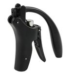KEISSCO Compact Wine opener Vertical Lever Corkscrew Wine Bottle Opener with Foil Cutter & Extra Screw