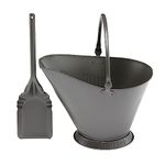 UniFlame OLDE WORLD IRON FINISH COAL HOD AND SHOVEL