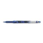 PILOT Precise P-500 Gel Ink Rolling Ball Stick Pens, Marbled Barrel, Extra Fine Point, Blue Ink, 12 Count (38601)