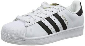 adidas Originals mens Superstar Fashion Sneaker, White White White Ftwr White/Core Black/Ftwr White, 9.5 US