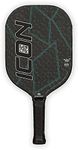 Diadem ICON Pickleball Paddle (Black, Lite, 7.7oz) | Graphite Carbon Fiber, Honeycomb Core, Fiberglass Face, Ultra Sleek Edge Guard, Spin Friendly | Indoor/Outdoor | USAPA Approved