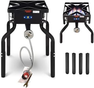 ARC 200,000BTU Propane Burner Camp Stove for Outdoor cooking,with Removable Legs,ideal for Woks, Skillets and Pots