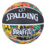 United Sports Unisex - Adult Spalding Graffiti Sz7 Ball, Rainbow, 7 (EU)