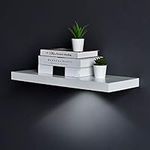 WELLAND White Floating Shelf with T