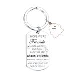 Friend Keychain Funny Friendship Gifts for Women Long Distance Friendship Keychain Christmas Birthday Gifts for Friend Easter Halloween Gifts for Sister Bestie Classmates