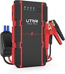 2000A UTRAI Portable Car Jump Starter, 13800mAh Car Battery Jump Starter Pack JS-Mini (Up to 7.5L Gas and 5.5L Diesel Engine),12V Auto Battery Booster, Lithium Jump Box with LED Light/USB QC3.0