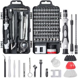 Precision Screwdriver Set, Faireach 125 in 1 Small Screwdriver Set, Repair Tool Kit with Portable Case, Magnetic Screw Driver Set for PC, Computer, Cellphone, Tablet, iPhone, iPad, Mac, Electronic etc