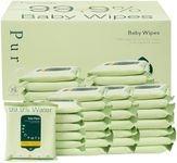 PurComfy Travel Baby Wipes, 42 Travel Pack Baby Wipes with Plant Based, Hypoallergenic for Sensitive Newborn Skin, Total 336 Count Wipes