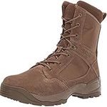 5.11 Men's ATAC 2.0 8" Tactical Side Zip Military Boot, Style 12393, Dark Coyote