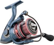 Pflueger Lady President Spinning Reels, Size 25 Fishing Reel, Right/Left Handle Position, Graphite Body and Rotor, Corrosion-Resistant, Aluminum Spool, Front Drag System