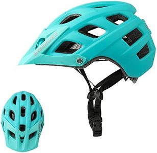 Exclusky Bike Helmet Mountain Bike Helmet for Adults Lightweight MTB Cycling Helmet for Men Women Adjustable Bicycle Helmet with Visor