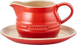 Chasseur 19330 La Cuisson Gravy Boat and Saucer, 450 ml Capacity, Red