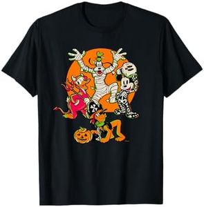 Disney 100 Mickey Donald Goofy & Pluto Halloween Costumes T-Shirt