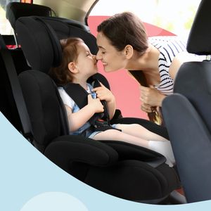 Kidoola Adjustable Car Seat for Toddlers – Safety Booster, Grey/Black