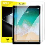 QUESPLE [2 Pack] Screen Protector for iPad Pro 12.9 (2015 and 2017 Model), Tempered Glass Film Compatible with Apple iPad 12.9 inch (1st / 2nd Generation), [Bubble Free][Case Friendly]