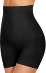 Bureaucrat High Waist Shapewear Tummy Control Tucker,Waist Slimming Panties,Women Shapewear,4-in-1 Shaper - Tummy,Back,Thighs,HIPS,Belly Control Under Cloth Body Suit (Black-S)