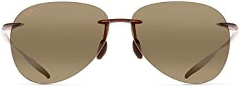 Maui Jim Men's Sugar Beach Polarised Sunglasses, Rootbeer/HCL Bronze Polarised, 62 mm