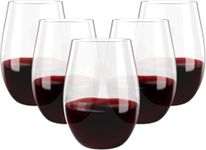 Sivaopa 20 Pack 16 Oz Plastic Wine 