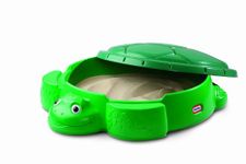 Little Tikes Turtle Sandbox - Outdoor Playset for Toddlers - Safe & Portable - Encourages Creative Play, 8 pcs