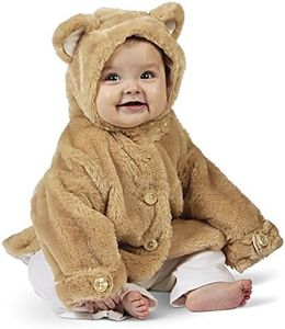 Bearington Baby Lil' Teddy Bear Brown Hooded Coat (6-12 Months)