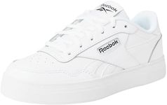 Reebok Women's Court Advance Bold Sneaker, FTWR White/FTWR White/Core Black, 6 UK