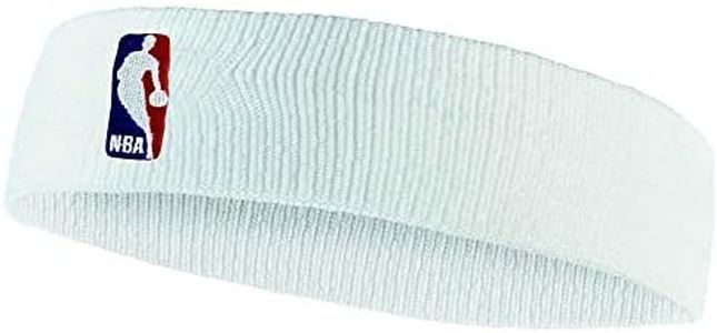 Nike Headband NBA Cinta, Unisex Adulto, Multicolor (Blanco), Talla Única