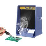 Solder Fume Extractor Remover 30W Soldering Solder Smoke Absorber Fume Extractor Air Filter Fan for Soldering,Iron Welding Exhaust Smoke Absorber Fan Tool, Absorbs Up to 80 Percent of The Odors