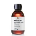 Naissance Virgin Wheatgerm Oil (No. 239) - 225 ml - Pure, Natural, for Skin, Hair, Body, Massage and Homemade Blends