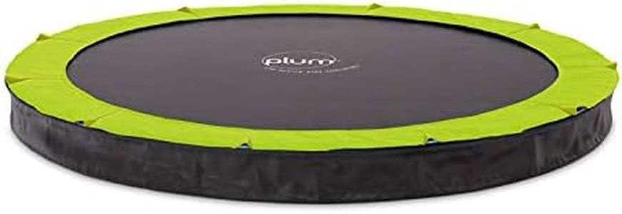 Plum Play In Ground Round Outdoor Circular Garden Sports Trampoline (12ft Sports)