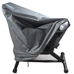 Exercise Bike Cover, Upright Indoor Cycling Protective Cover Dustproof Waterproof Cover and Water-Resistant Stationary Fitness Fabric Ideal for Indoor Or Outdoor Use, Gray