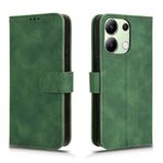 PEIYE Leather Flip Case for Xiaomi Redmi Note 13 4G, Folio Wallet Cover with Card Slots and Cash Compartment, Shockproof TPU Interior, Magnetic Closure, Stand Function, (Green)