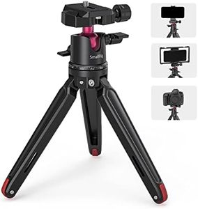 SmallRig Mini Tripod for Camera, Updated Desktop Tabletop Tripod for Arca-Type Compatible QR Plate, 360° Ball Head and 1/4 Screws Portable for Gopro, Compact Cameras DSLRs, Phone - BUT2664