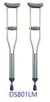 Dr.Safe Crutches, Durable Aluminum Crutches, lightweight, medium size, Height Adjustable Height 113-133 cm (44.5-52.4 inch) 1/Pair