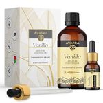 Avatra Vanilla Essential Oil for Diffuser, Skin, & Aromatherapy | Natural & Undiluted Oil for Soap & Candle Making | Long Lasting Scent- 3.38 Fl Oz