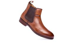 Pierre Cardin PC4024 Leather Boot for Men_Cognac_43