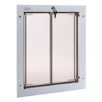 PlexiDor Performance Pet Doors Large Mounted Dog Door, White