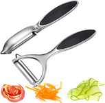 Vegetable Peelers Fruit Peelers Potato Peelers Stainless Steel Multi-Function Set for Kitchen and Household Tools Y & I Shape Swivel Blades Melon Planer Skin-Peeler