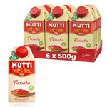 Mutti – Passata, Sieved Tomatoes, 500g, (Pack of 6)