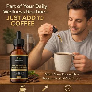 Mullein Leaf Extract 100ml – 1000mg Herbal Supplement