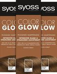 Syoss Color Glow Nourishing Hair Dye Roasted Pecan Pantone 17-1052 (3 x 100 ml), Semi-Permanent Colouration for Radiant Colour Intensity up to 8 Washes without damaging the Hair