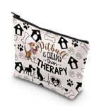 JNIAP Pitbull Cosmetic Makeup Bag Pitbull Mom Gifts Pitbull Owner Gifts Pitbull Zipper Pouch Pitbull Lover Gifts Pitbull Toiletry Bag, Pitbull Cheaper, Fit