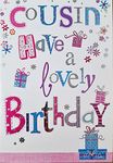 Card Essentials Happy Birthday - Cousin Have a Lovely Fun Colourful For Her Female Girl Woman